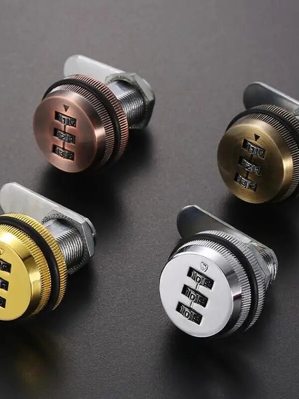 cadenas à code Verrou de boîte à mot de passe à combinaison de 3 chiffres