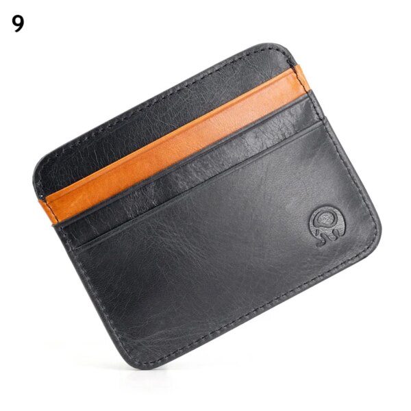 portefeuille rfid en cuir à 6 fentes Anti-vol pour hommes et femmes