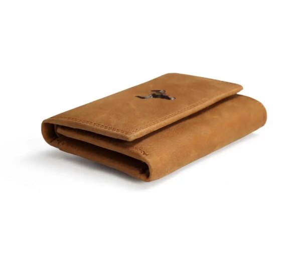 portefeuille rfid courts en cuir de vache pour hommes et femmes