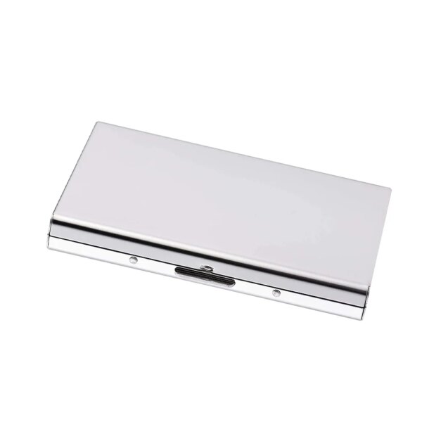 porte carte rfid de crédit en acier inoxydable, multifonction, antivol, RFID