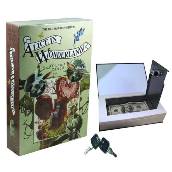 Livre coffre-fort en acier – Cachette à clé discrète