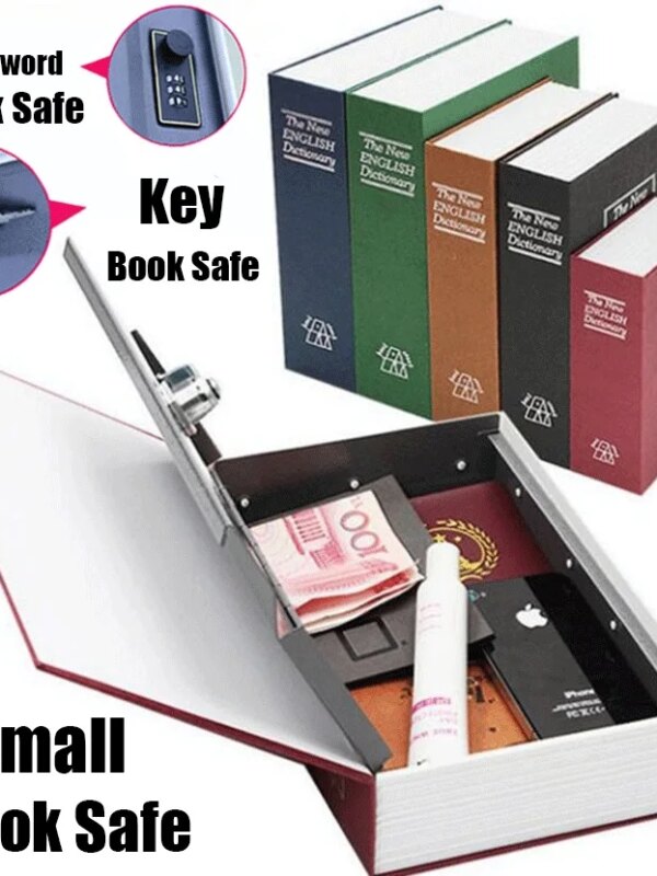 Coffre-fort secret livre – Tirelire cachette robuste