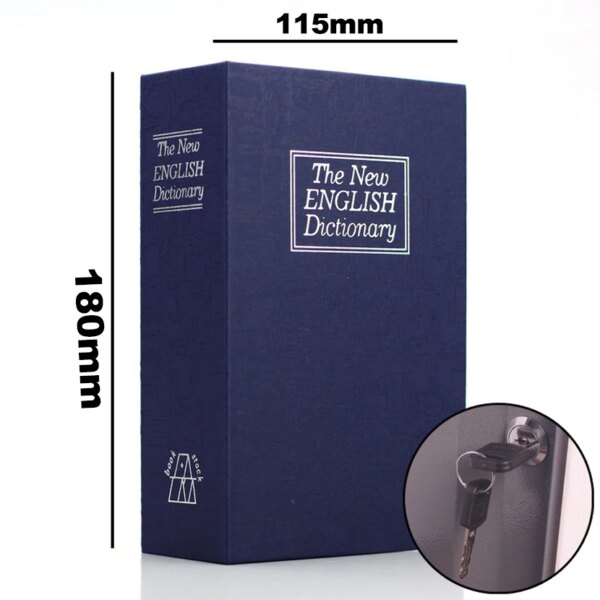 Coffre-fort secret livre – Tirelire cachette robuste