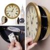 Horloge murale coffre-fort secret – Boîte de rangement cachée