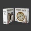 Horloge murale coffre-fort secret – Boîte de rangement cachée