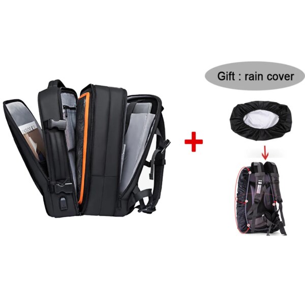 Sac a dos antivol de voyage pour hommes, Business, esthétique, école, extensible, USB