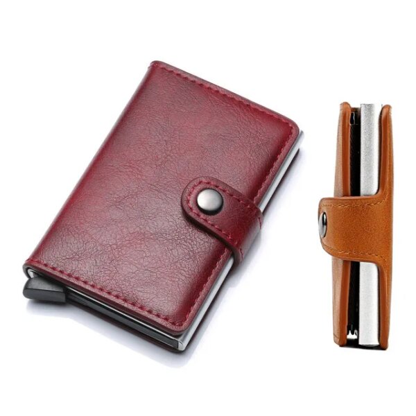 1491-296728.jpg porte carte rfid de crédit en cuir et Fiber de carbone pour homme et femme