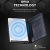 portefeuille rfid Intelligent Anti-vol en Cuir PU pour Homme et Femme