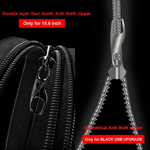 Sac a dos antivol pour hommes, garantie à vie, pour ordinateur portable