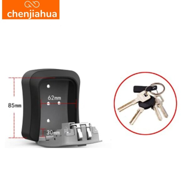 Coffre fort mural pour clés, boîte de rangement secrète