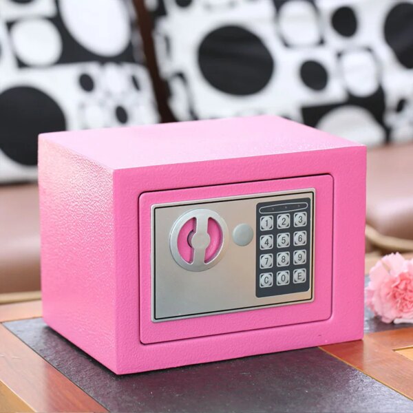 mini coffre fort numérique, Mini coffres-forts en acier, petite banque d'argent