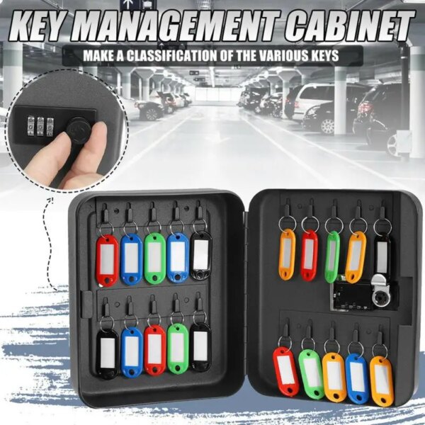 2163-1d4dcf.jpg mini coffre fort à combinaison de clés, boîte à clés en métal verrouillable