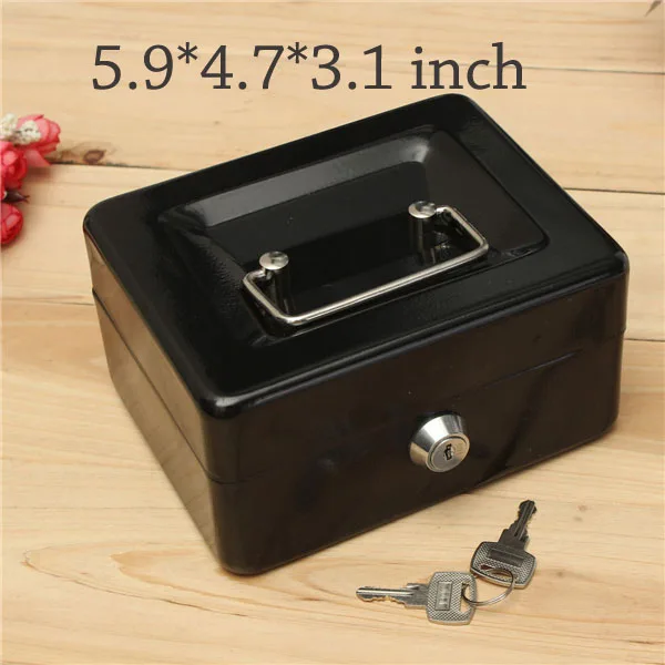 mini coffre fort caisse à billets pratique en acier inoxydable
