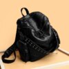 Annmouler – sacs à dos en cuir souple pour femmes, sac de jour de luxe de qualité, sac de voyage antivol, grand sac d'école