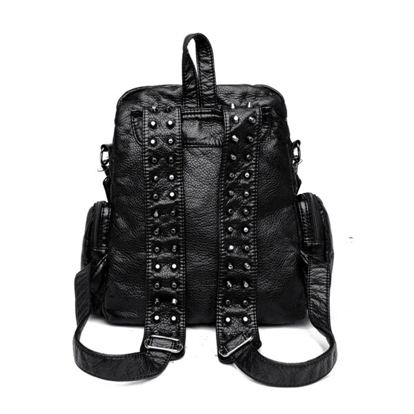 Annmouler – sacs à dos en cuir souple pour femmes, sac de jour de luxe de qualité, sac de voyage antivol, grand sac d'école