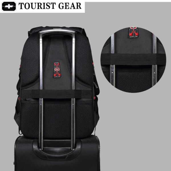 Sac a dos antivol , suisse anti-vol pour hommes, sac de voyage business