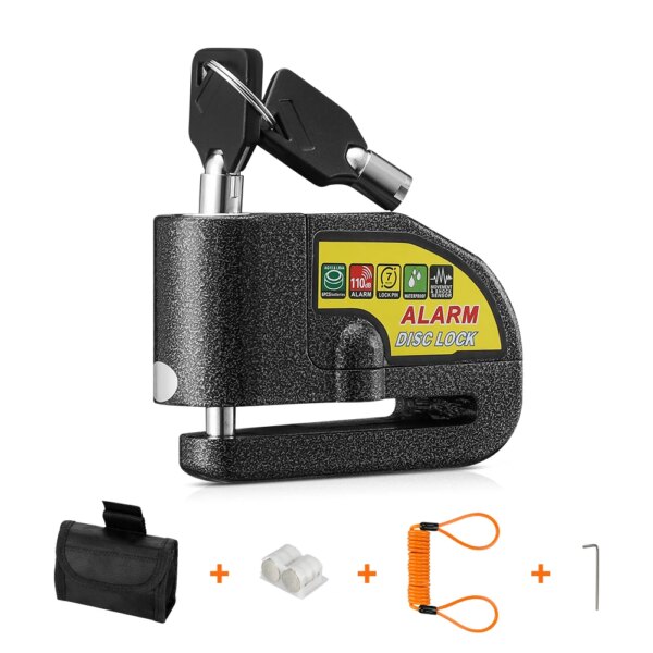 antivol velo serrure d'alarme antivol pour moto