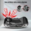 antivol velo Anti-vol, alarme de feu arrière de vélo Rechargeable par USB LED
