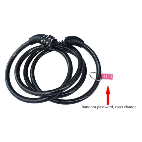 antivol velo serrure antivol de vélo, combinaison de Code à 4 chiffres
