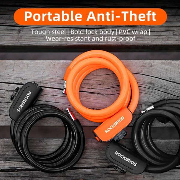 antivol velo serrure de vélo Portable antivol, anneau de verrouillage vtt
