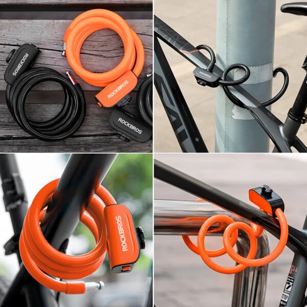 antivol velo serrure de vélo Portable antivol, anneau de verrouillage vtt