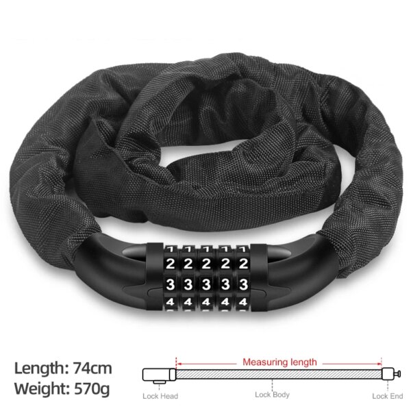 antivol velo serrure de vélo de montagne, dispositif de sécurité pour vtt