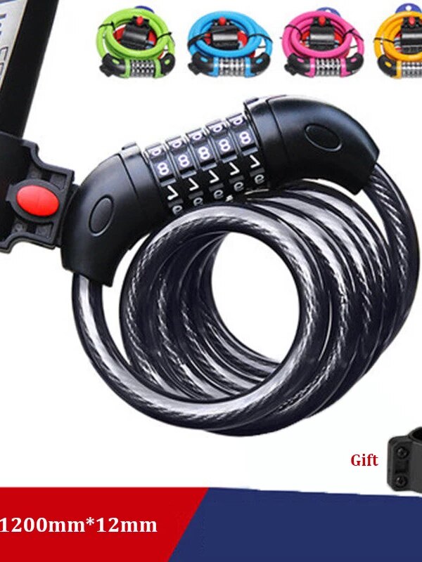 antivol velo Serrure de vélo antivol à Code à 5 chiffres