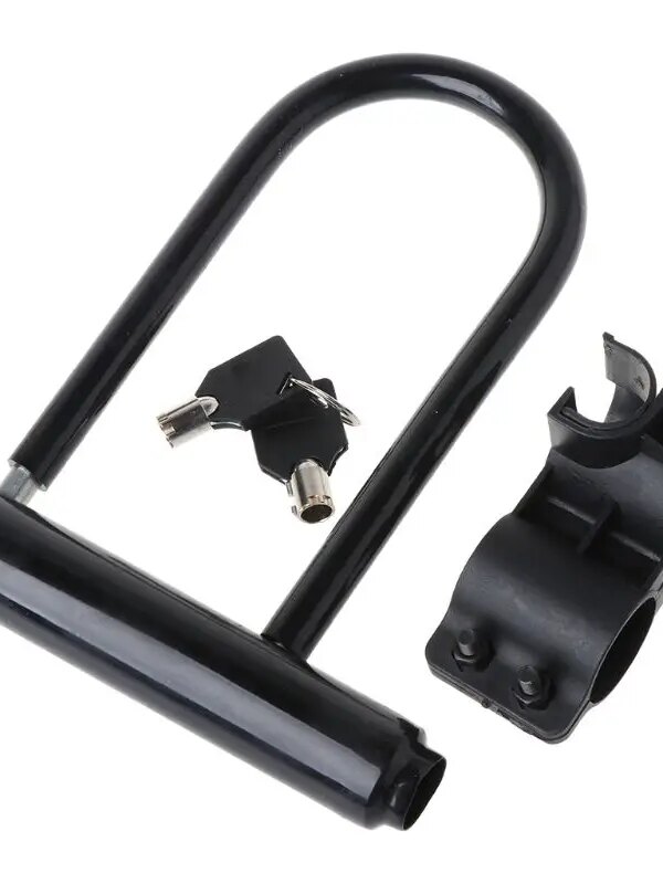 Antivol en U acier 13 × 18 cm pour vélo et scooter