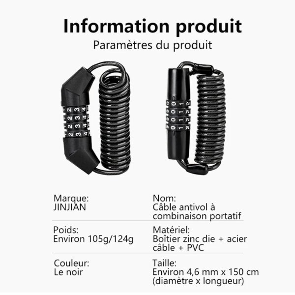 3210-6db299.jpg antivol velo Mini serrure de vélo antivol, câble, casque