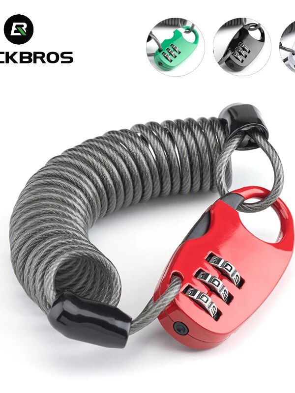 antivol velo serrure de casque Portable avec mot de passe à 3 chiffres