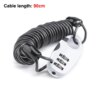 antivol velo serrure de casque Portable avec mot de passe à 3 chiffres