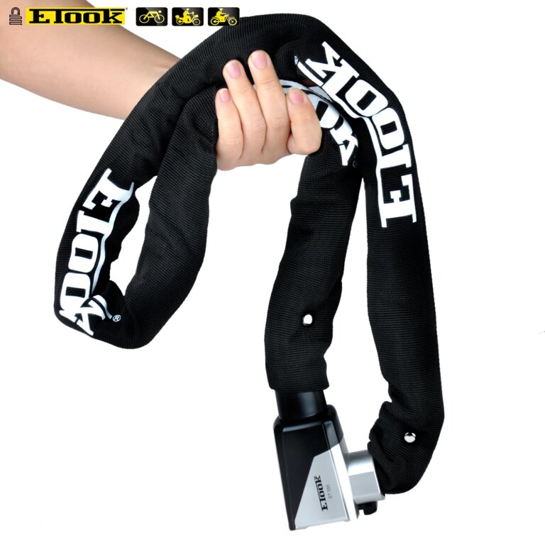 Antivol moto chaine en acier pour attacher votre