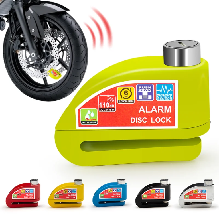 Antivol moto pour vélo noir