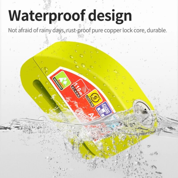 antivol moto Alarme de verrouillage de vélo moto, accessoires de moto