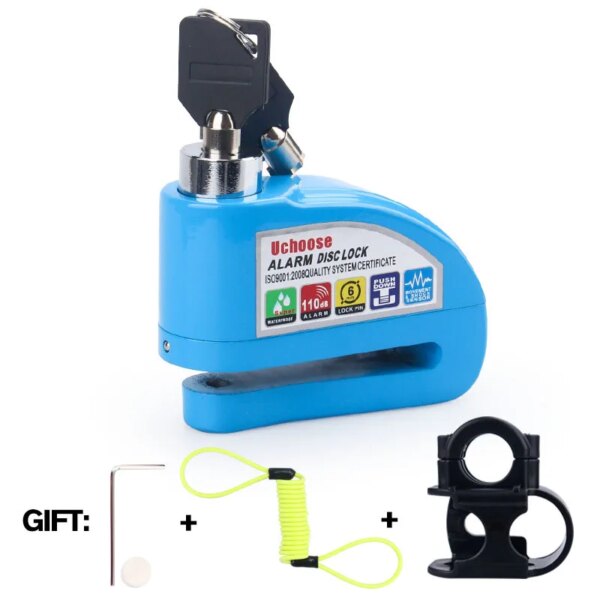 antivol moto Verrouillage d'alarme de frein de disque de roue de Scooter