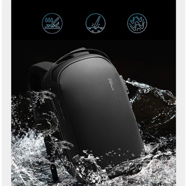 Sac a dos antivol multifonction pour hommes, 15.6 pouces, mode, étanche, Anti-vol