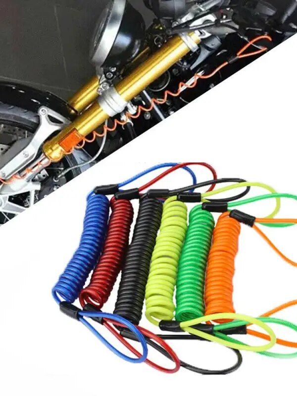 3585-d8ccc0.jpg antivol moto Câble de sécurité vert Anti-vol pour moto, 120cm, frein à disque sur roue