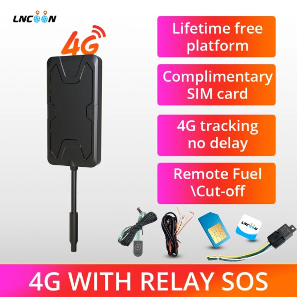 antivol voiture Localisateur GPS de véhicule LTE 4G avec bloqueur JM-C41