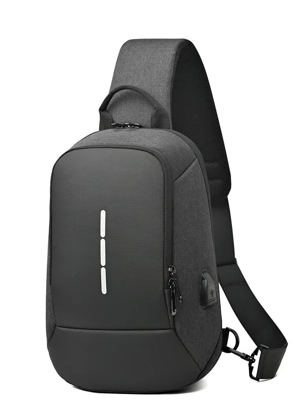 Sac a dos antivol Bandoulière Imperméable avec Prise USB pour Homme