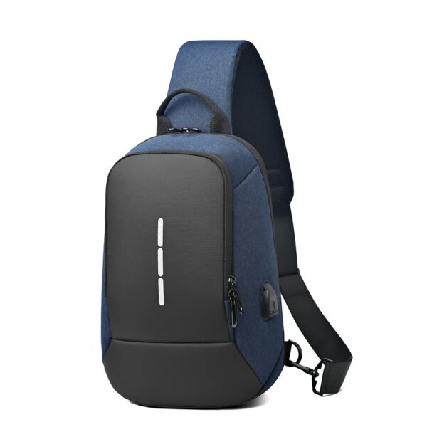Sac a dos antivol Bandoulière Imperméable avec Prise USB pour Homme