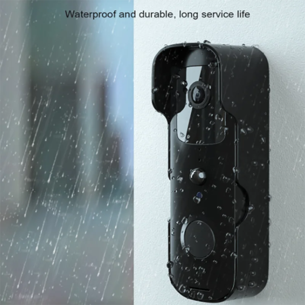 sonnette video intelligente, wi-fi, sans fil, interphone, batterie étanche