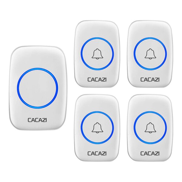 sonnette sans fil exterieur étanche sans fil, portée de 300m, prise US EU UK