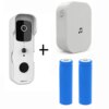 sonnette video intelligente, wi-fi, sans fil, interphone, batterie étanche