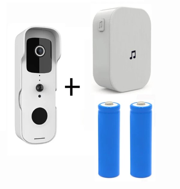 sonnette video intelligente, wi-fi, sans fil, interphone, batterie étanche