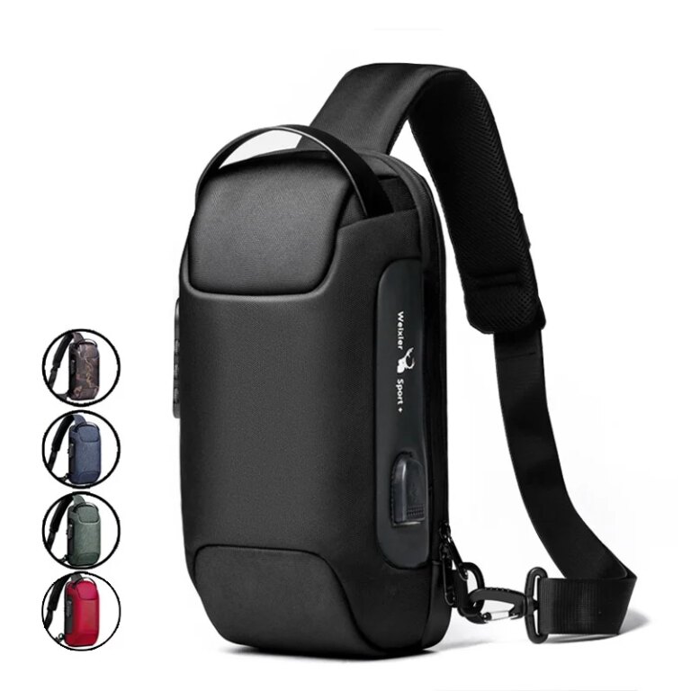 Sac bandouliere étanche noir