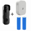 sonnette video intelligente, wi-fi, sans fil, interphone, batterie étanche