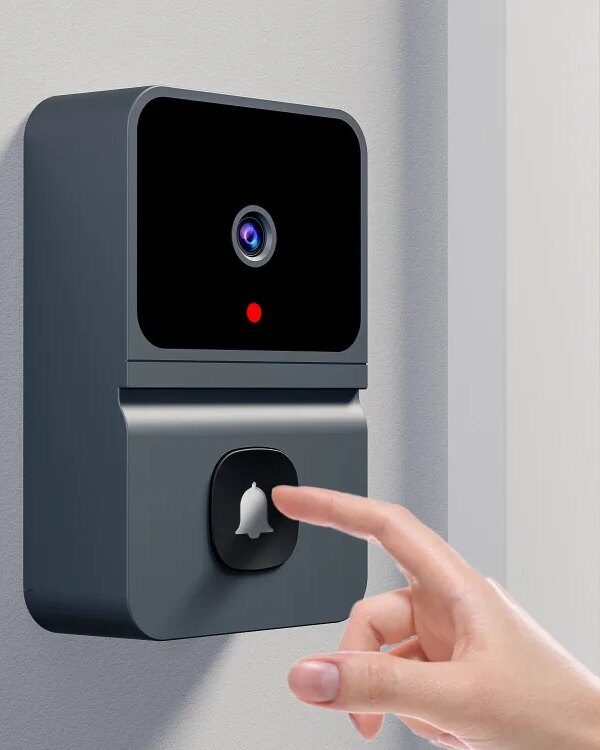 sonnette video sans fil de porte sans fil, wi-fi, caméra HD extérieure