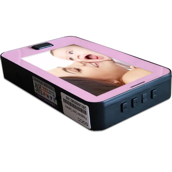 sonnette video sans fil caméra de porte numérique 4.3 pouces