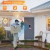 sonnette video sans fil intelligente pour maison, 4.3 pouces, caméra de porte 140 ° HD PIR