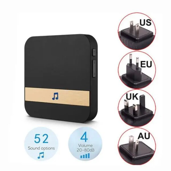 sonnette video sans fil Z50 V5, wi-fi, extérieur, étanche IP65, interphone